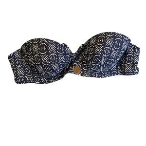 Aerie Women’s Navy and White Bikini Top
